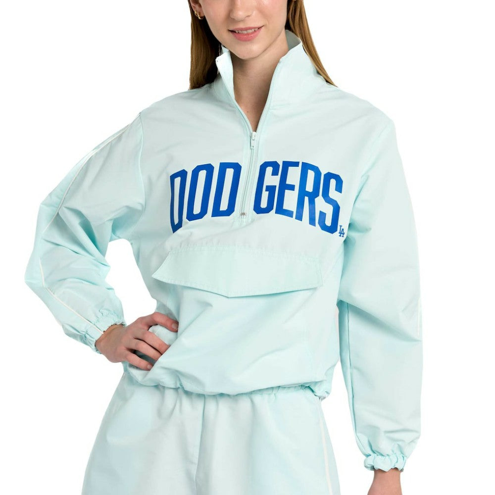 Los Angeles Dodgers Lusso Women's Parker Half-Zip Jacket for sale