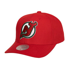 New Jersey Devils - Mitchell & Ness Team Ground Pro Adjustable Hat Red