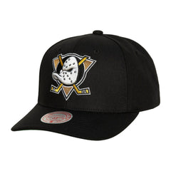 Anaheim Ducks - Mitchell & Ness Team Ground Pro Adjustable Hat Black