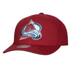 Colorado Avalanche - Mitchell & Ness Team Ground Pro Adjustable Hat Burgundy