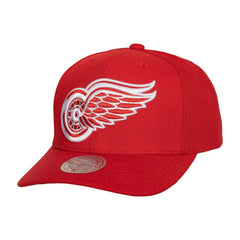 Detroit Red Wings - Mitchell & Ness Team Ground Pro Adjustable Hat Red