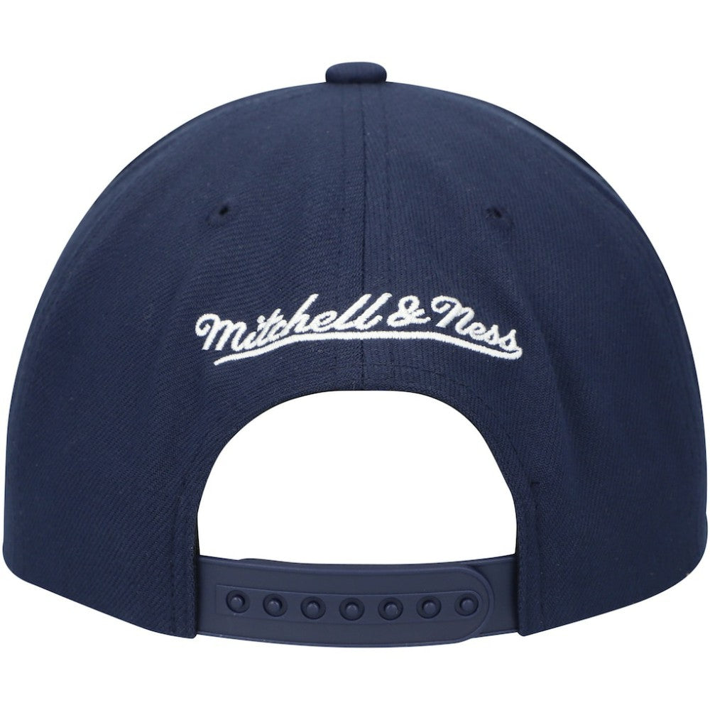 Seattle Kraken Mitchell & Ness Team Ground Pro Adjustable Hat Deep Sea Blue