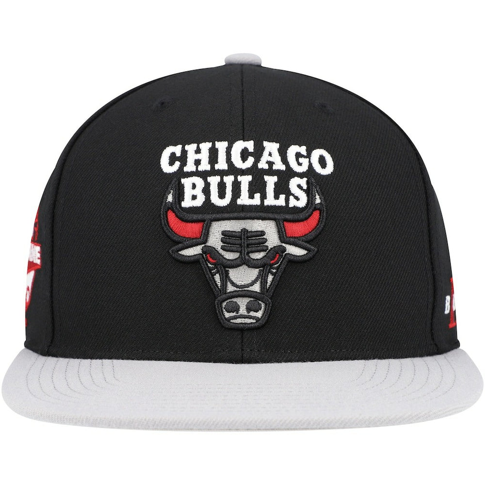 Mitchell & Ness - Chicago Bulls Core Snapback Hat - Black/Gray