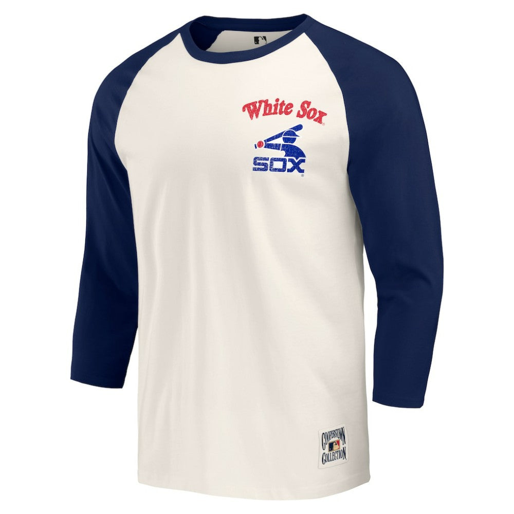 Chicago White Sox Darius Rucker Collection by Fanatics Cooperstown Collection Raglan 3/4-Sleeve T-Shirt for sale