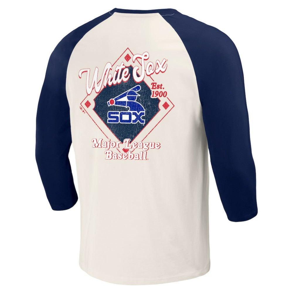 Chicago White Sox Darius Rucker Collection by Fanatics Cooperstown Collection Raglan 3/4-Sleeve T-Shirt for sale