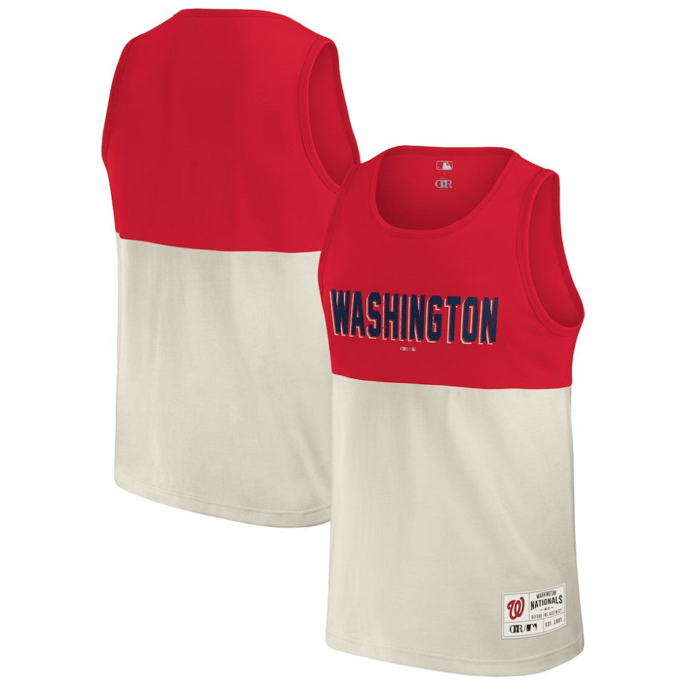 Washington Nationals Darius Rucker Collection by Fanatics Colorblock Tank Top for sale
