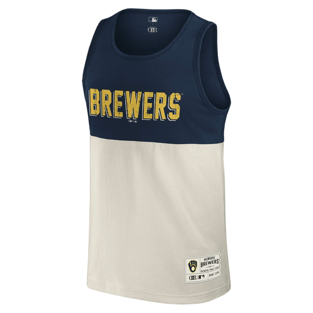 Milwaukee Brewers Darius Rucker Collection by Fanatics Colorblock Tank Top Clearance