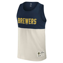 Milwaukee Brewers Darius Rucker Collection by Fanatics Colorblock Tank Top Clearance