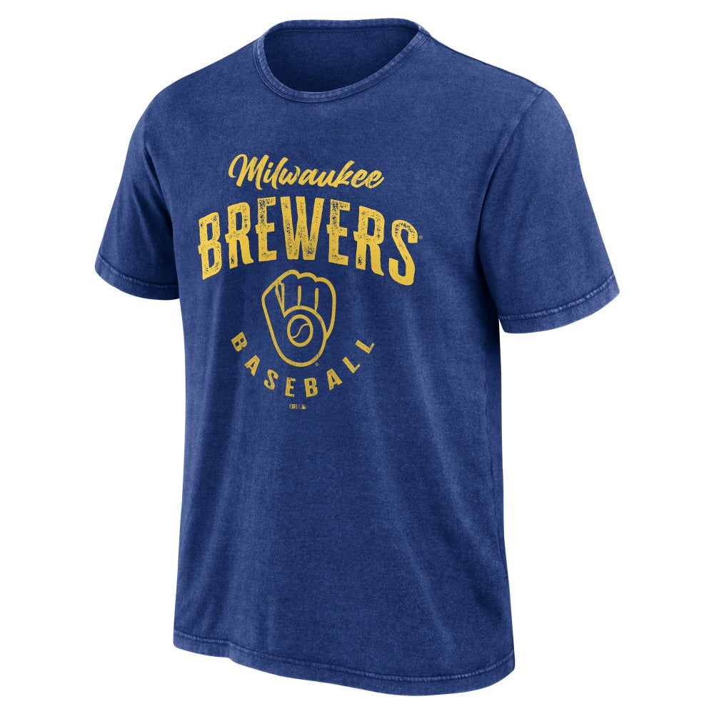 Milwaukee Brewers Darius Rucker Collection by Fanatics Cooperstown Collection Washed T-Shirt Near Me