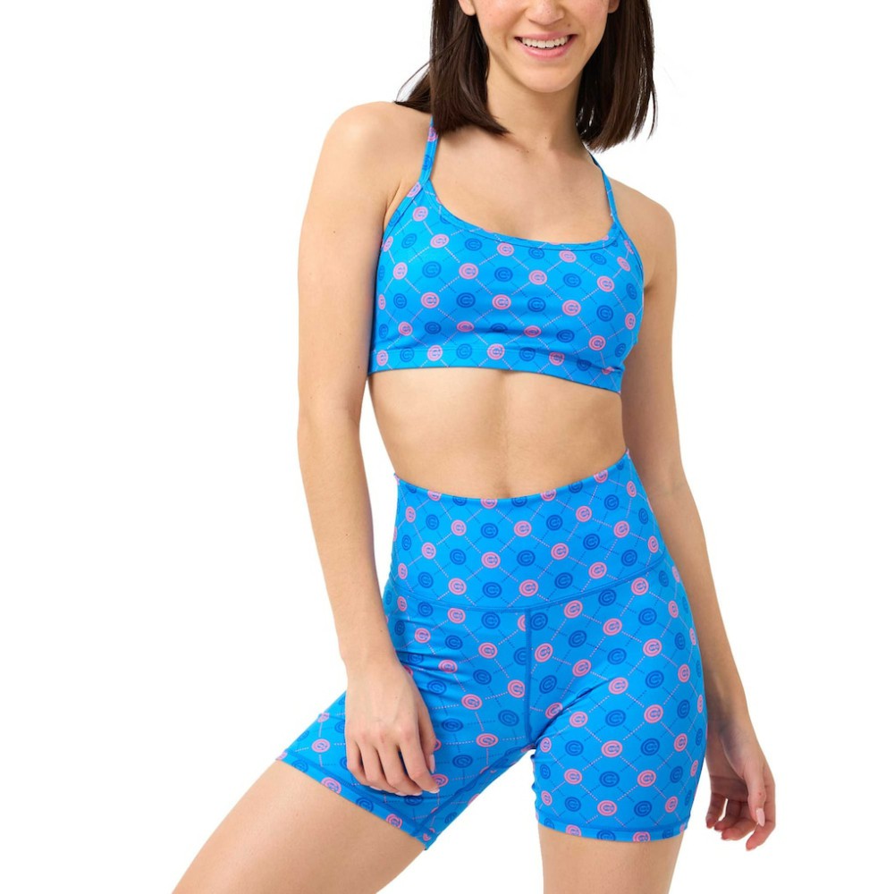 Chicago Cubs Terez Women's TLC Printed High-Waisted Bike Shorts Clearance