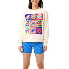 Chicago Cubs Terez Women's Classic Oversized Pullover Sweatshirt Sale