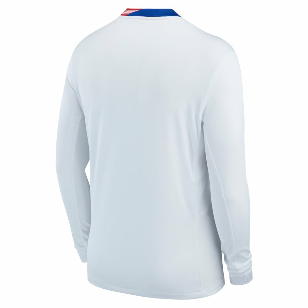 Nike USMNT 2024 Home Replica Long Sleeve Jerseys - White