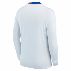 Nike USMNT 2024 Home Replica Long Sleeve Jerseys - White