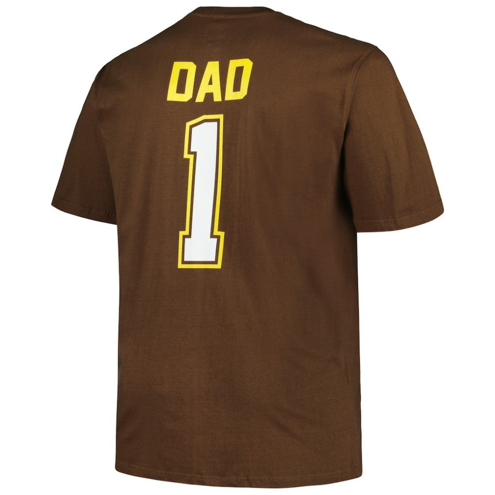 San Diego Padres Profile Big & Tall #1 Dad T-Shirt Clearance