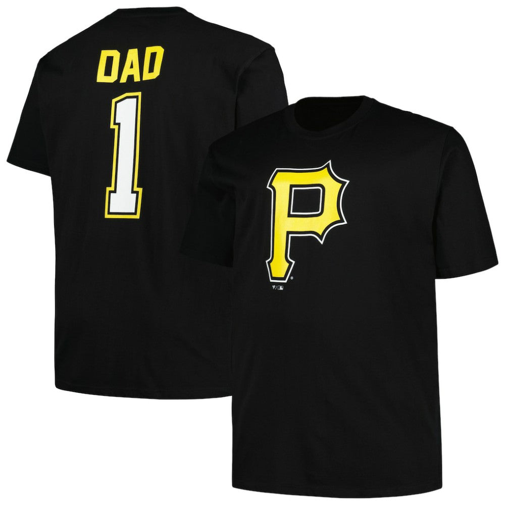 Pittsburgh Pirates Profile Big & Tall #1 Dad T-Shirt Clearance