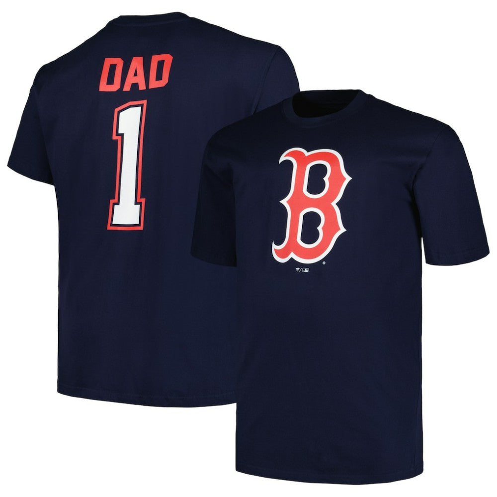 Boston Red Sox Profile Big & Tall #1 Dad T-Shirt Lifestyle