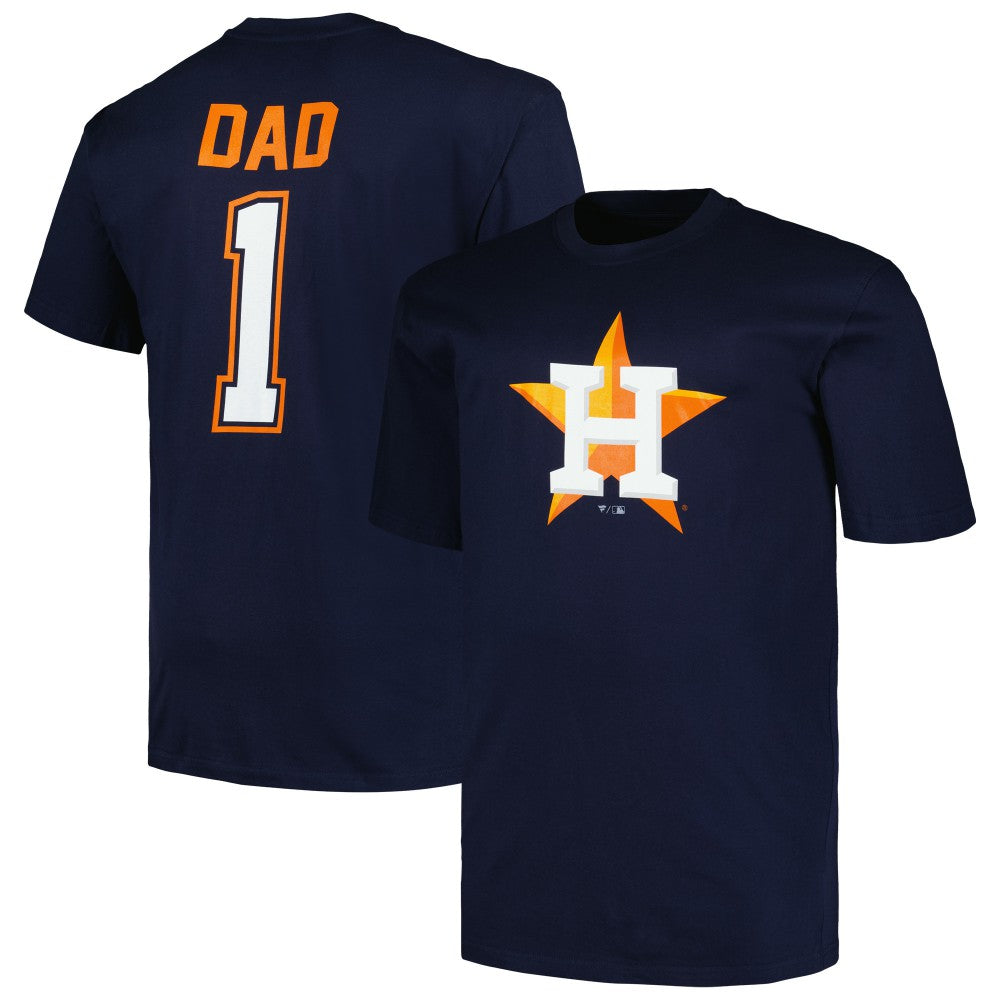 Houston Astros Profile Big & Tall #1 Dad T-Shirt Online