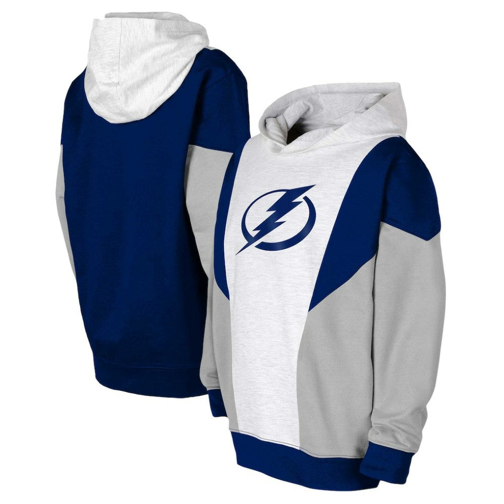 Tampa Bay Lightning - Youth Champion League Fleece Pullover Hoodie Ash/Blue