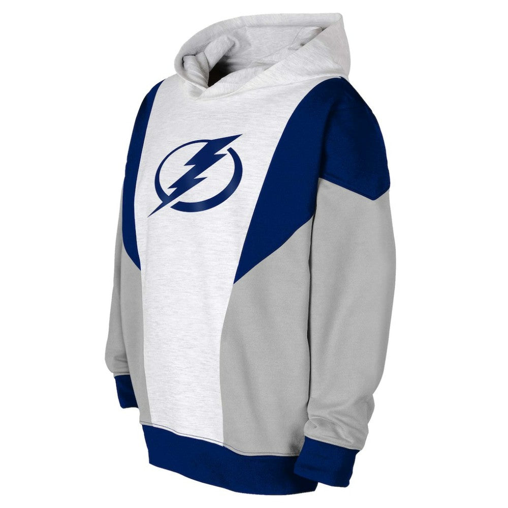 Tampa Bay Lightning - Youth Champion League Fleece Pullover Hoodie Ash/Blue