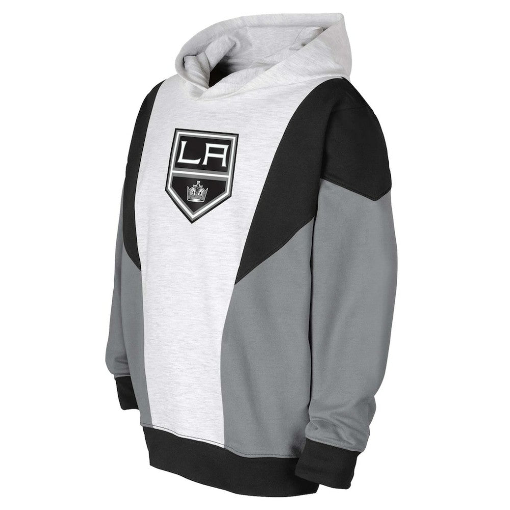 Los Angeles Kings - Youth Champion League Fleece Pullover Hoodie Ash/Black