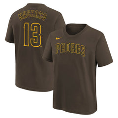 Manny Machado San Diego Padres Nike Youth Name & Number T-Shirt for sale