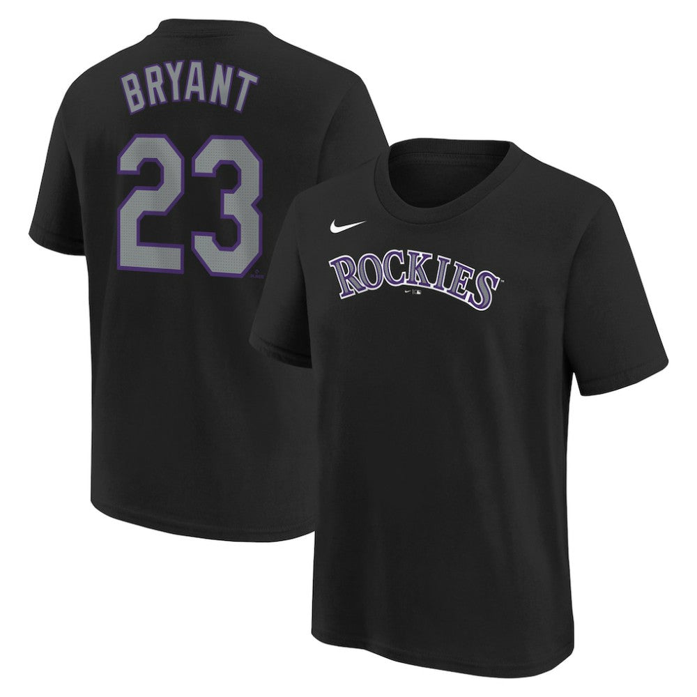 Kris Bryant Colorado Rockies Nike Youth Name & Number T-Shirt On Sale