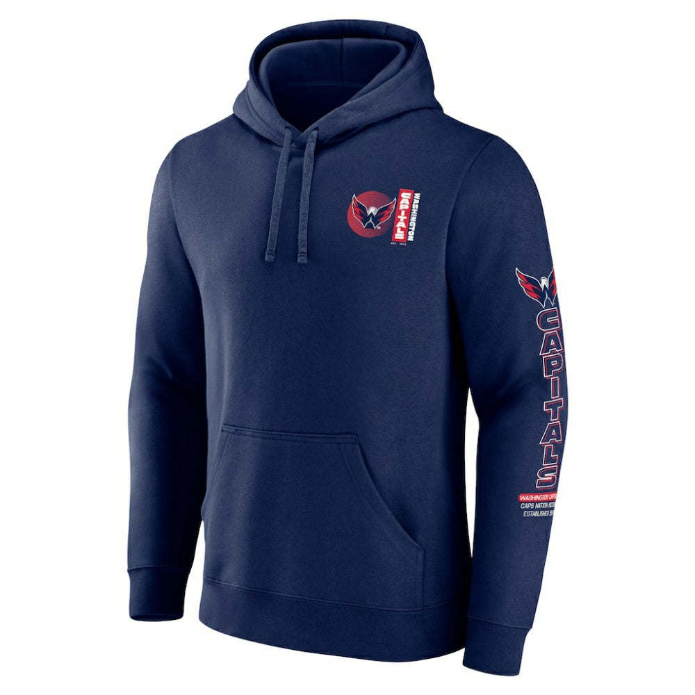 Washington Capitals Fanatics Revolution Pullover Hoodie Navy