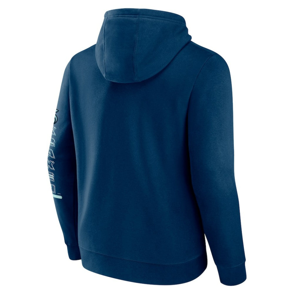 Seattle Kraken Fanatics Revolution Pullover Hoodie Deep Sea Blue