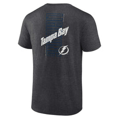 Tampa Bay Lightning - Fanatics Backbone T-Shirt Heather Charcoal
