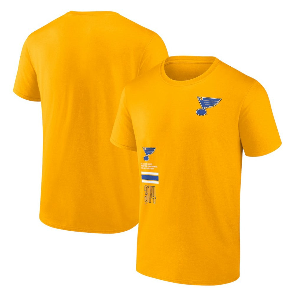 St. Louis Blues - Fanatics Represent T-Shirt Gold