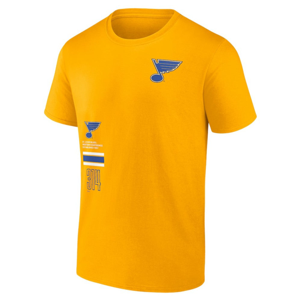 St. Louis Blues - Fanatics Represent T-Shirt Gold