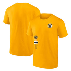 Boston Bruins Fanatics Represent T-Shirt Gold