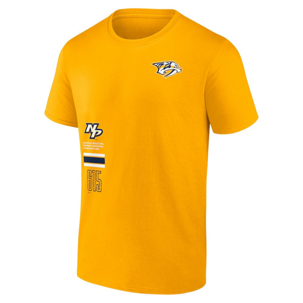 Nashville Predators - Fanatics Represent T-Shirt Gold