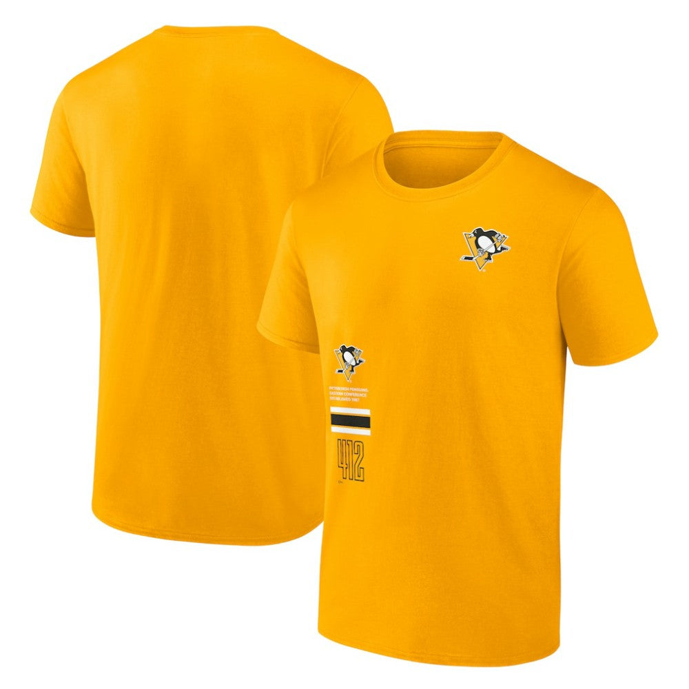 Pittsburgh Penguins Fanatics Represent T-Shirt Gold