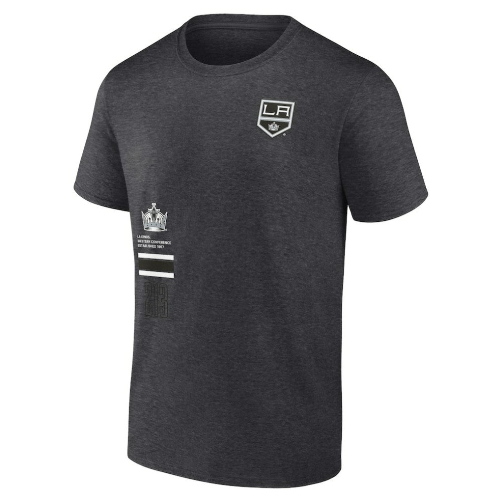Los Angeles Kings - Fanatics Represent T-Shirt Heather Charcoal