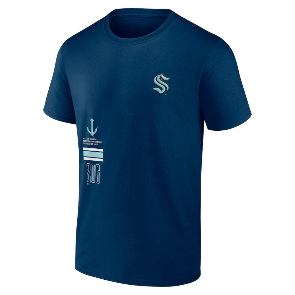 Seattle Kraken Fanatics Represent T-Shirt Deep Sea Blue