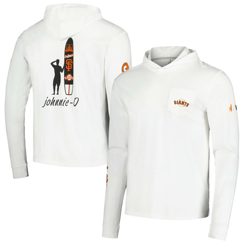 San Francisco Giants johnnie-O Eddie Long Sleeve Hoodie T-Shirt Clearance