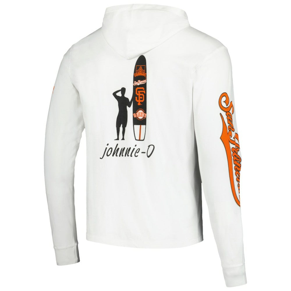 San Francisco Giants johnnie-O Eddie Long Sleeve Hoodie T-Shirt Clearance