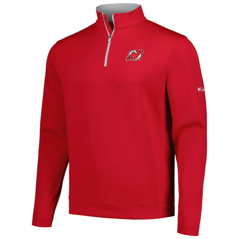 New Jersey Devils - Columbia Wickham Hills Omni-Wick Quarter-Zip Jacket Red