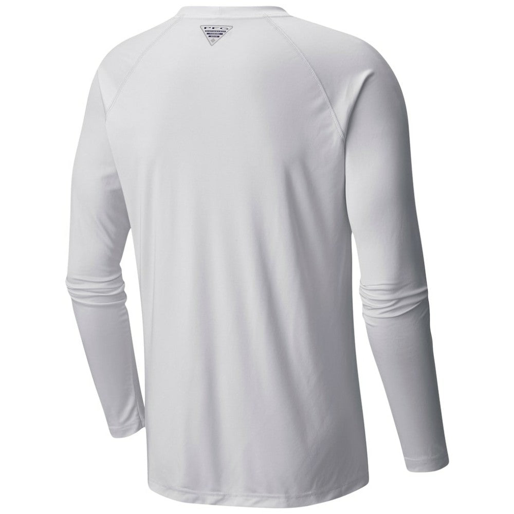 Seattle Kraken Columbia Terminal Tackle Omni-Shade Raglan Long Sleeve T-Shirt White