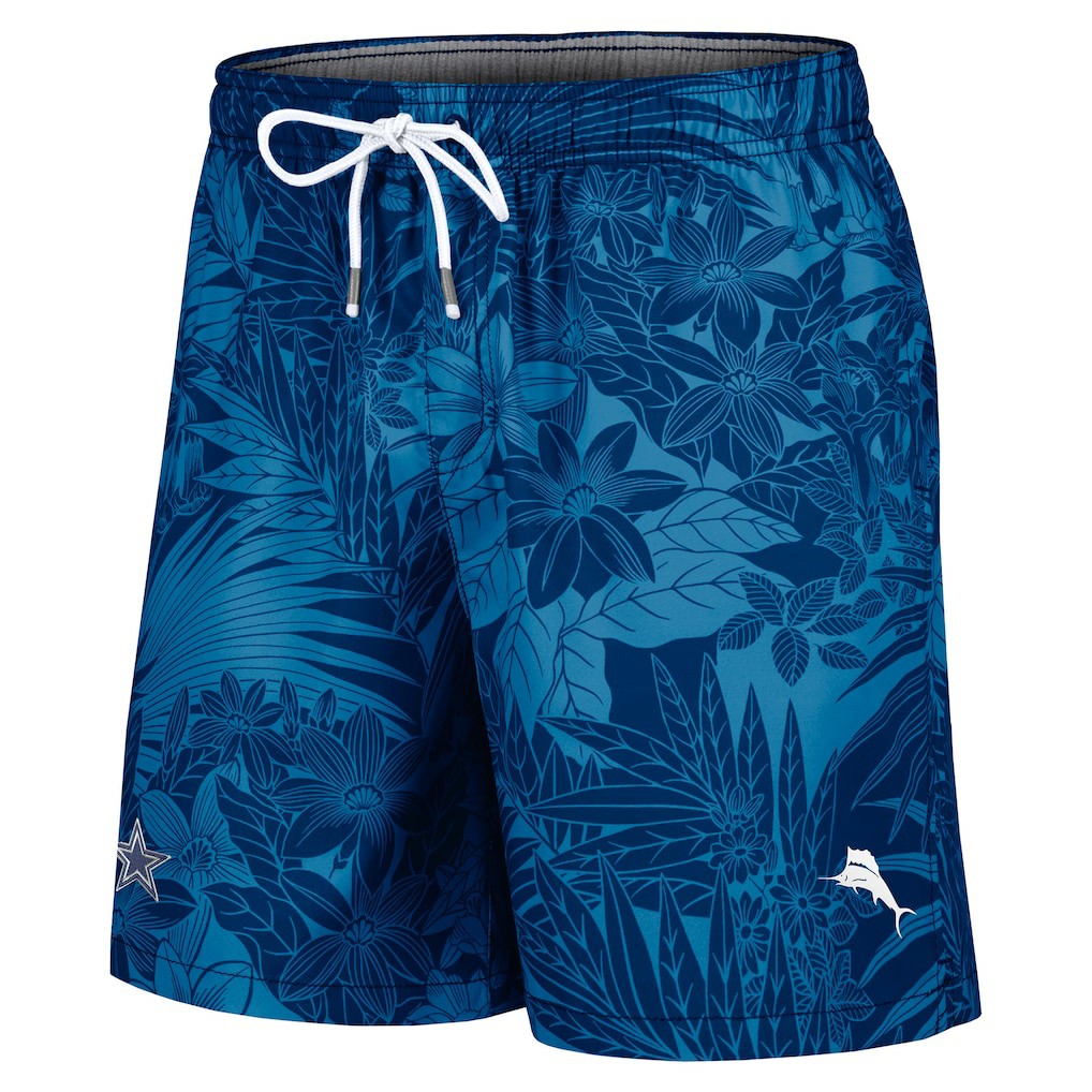 Dallas Cowboys Santiago Palms Board Shorts Navy - Tommy Bahama