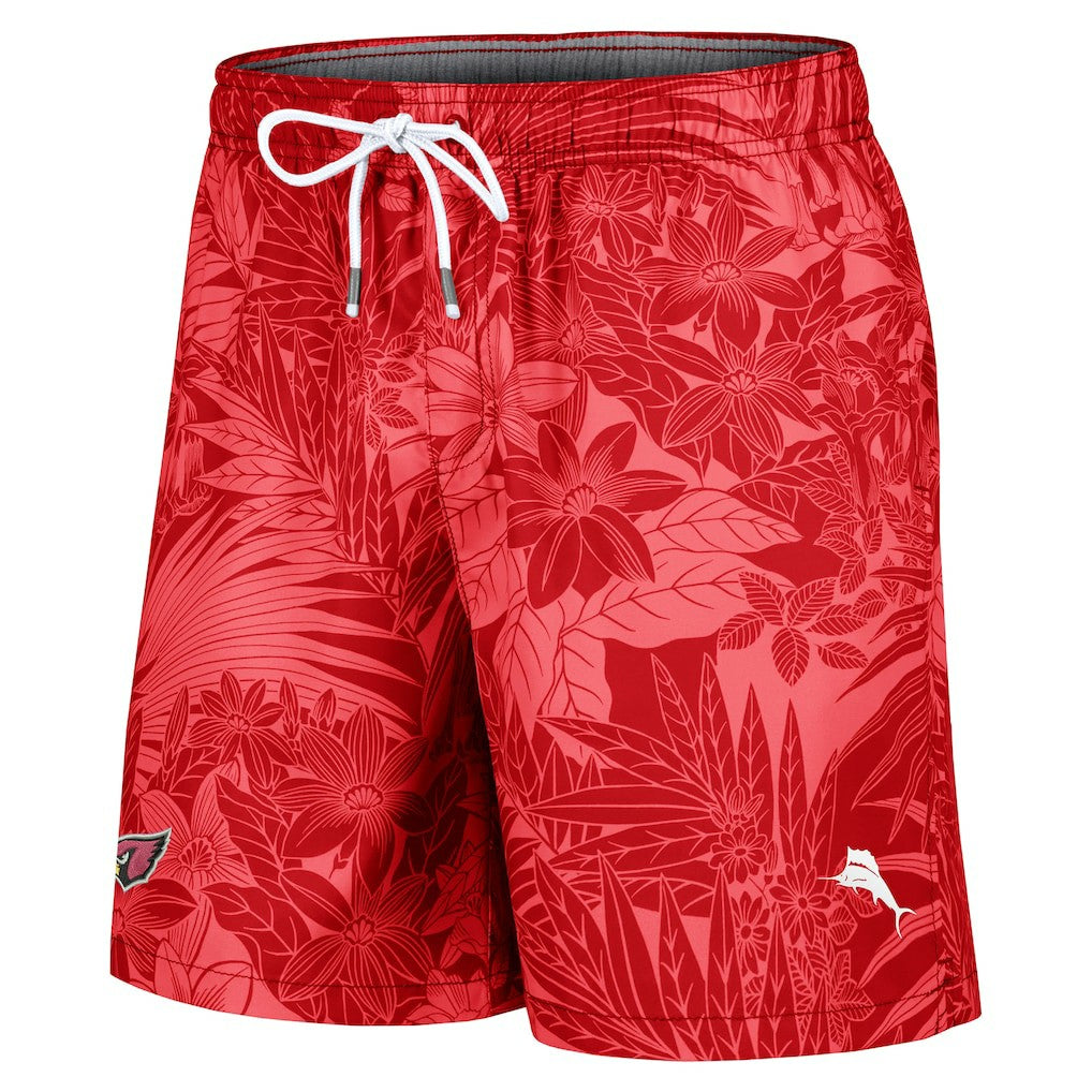 Arizona Cardinals Santiago Palms Board Shorts Cardinal - Tommy Bahama