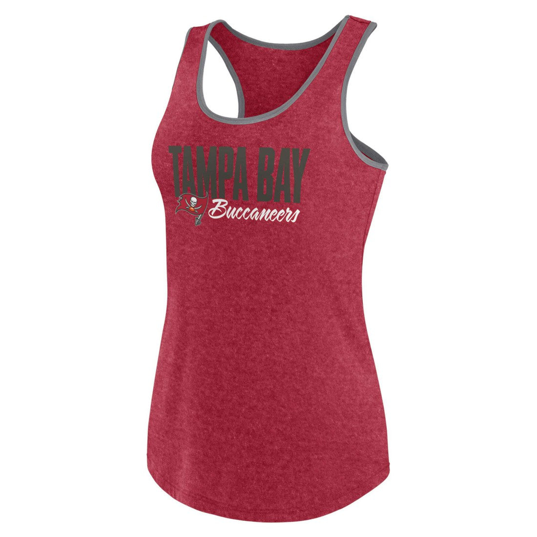 Tampa Bay Buccaneers Women's Plus Size Fuel Tank Top Heather Red - Fanatics
