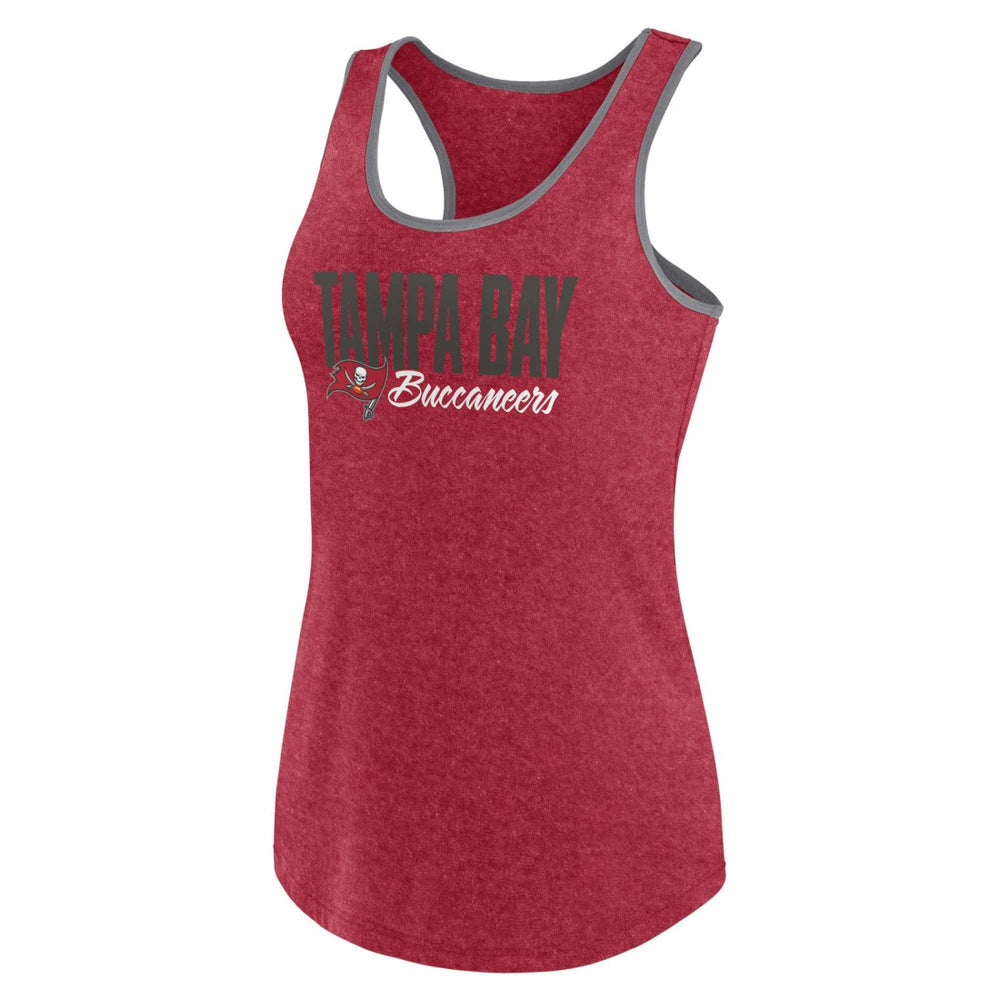 Tampa Bay Buccaneers Women's Plus Size Fuel Tank Top Heather Red - Fanatics