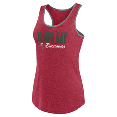 Tampa Bay Buccaneers Women's Plus Size Fuel Tank Top Heather Red - Fanatics
