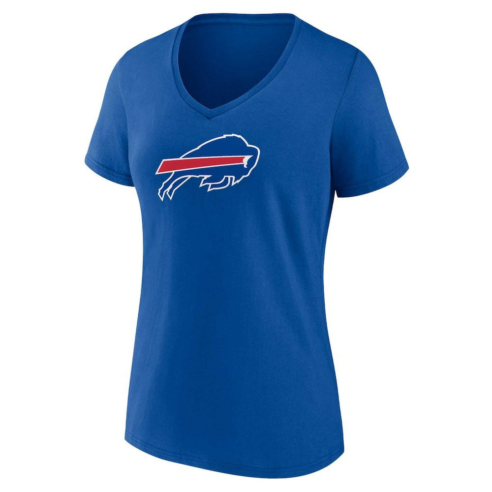 Buffalo Bills Women's Plus Size Mother's Day #1 Mom V-Neck T-Shirt Royal - Fanatics