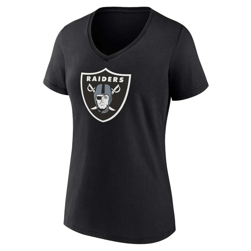Las Vegas Raiders Women's Plus Size Mother's Day #1 Mom V-Neck T-Shirt Black - Fanatics