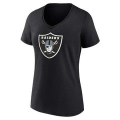 Las Vegas Raiders Women's Plus Size Mother's Day #1 Mom V-Neck T-Shirt Black - Fanatics