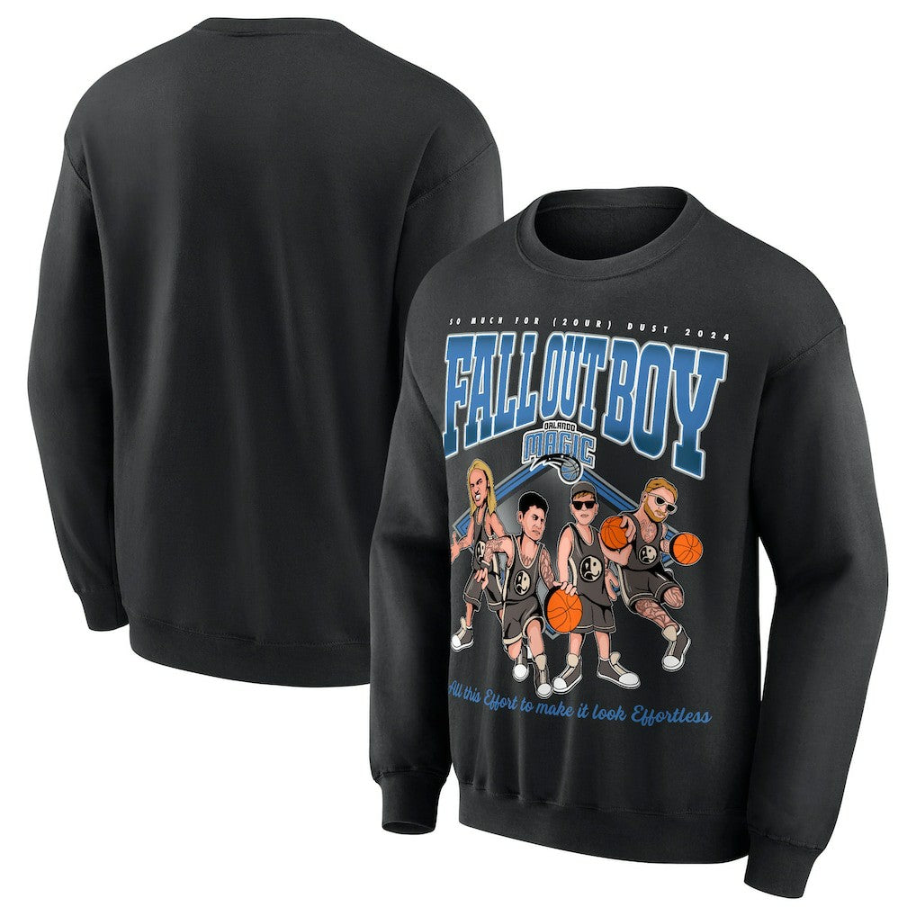 NBA - Fall Out Boy x Orlando Magic Unisex So Much For (2our) Dust Pullover Sweatshirt - Black