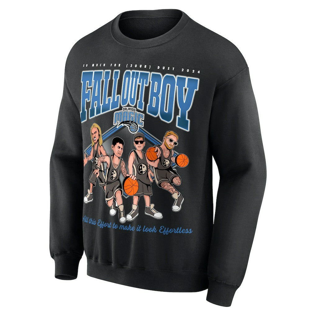NBA - Fall Out Boy x Orlando Magic Unisex So Much For (2our) Dust Pullover Sweatshirt - Black